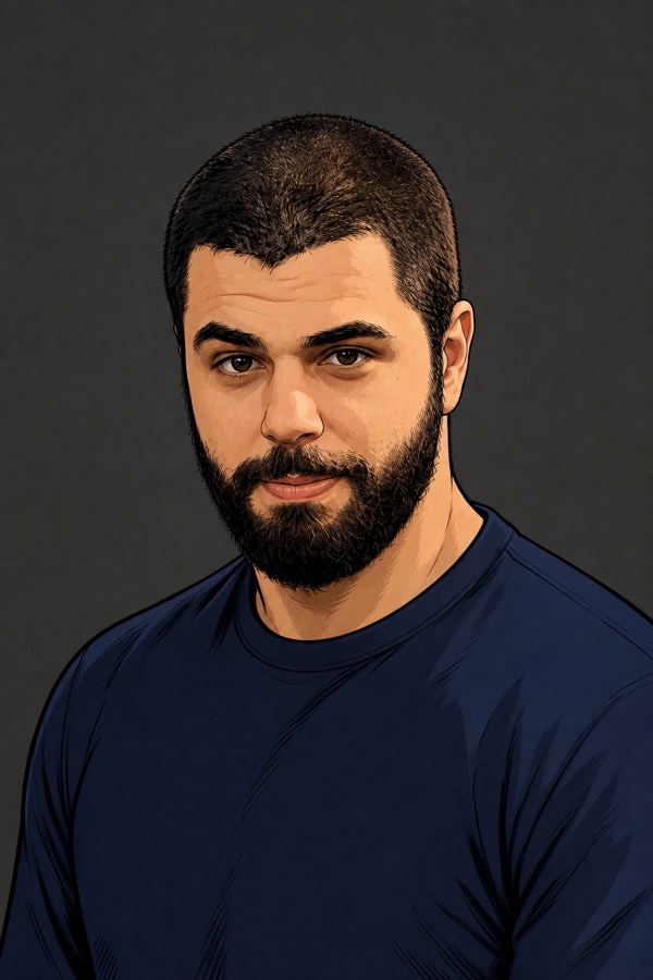 Jafar Haddad, illustrated portrait